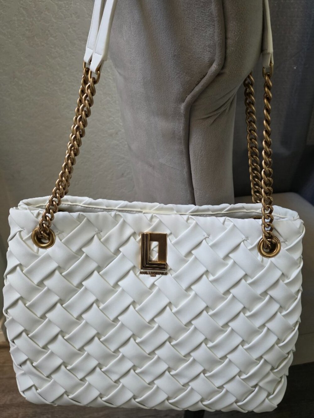 Karl Lagerfeld Paris Woven Tote